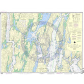 NOAA Nautical Chart 13296: Boothbay Harbor to Bath, Including Kennebec River